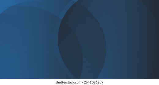 Abstract background blue with dynamic circle shape elements. Trendy and modern geometric gradient background. Vector Illustration
