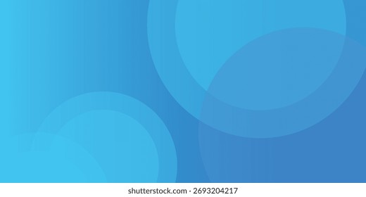 Fondo Abstractas azul con Elementos dinámicos en forma de círculo. Fondo de degradado geométrico moderno y de moda. Ilustración vectorial