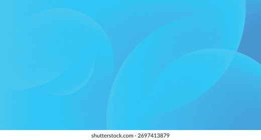 Abstract background blue with dynamic circle shape elements. Trendy and modern geometric gradient background.