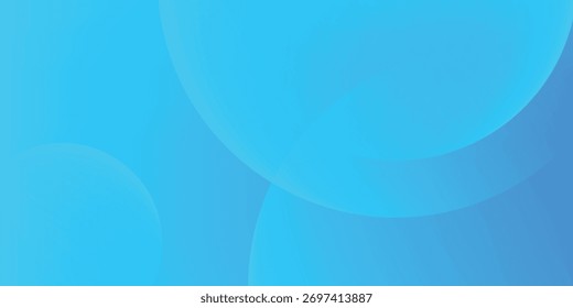 Abstract background blue with dynamic circle shape elements. Trendy and modern geometric gradient background.