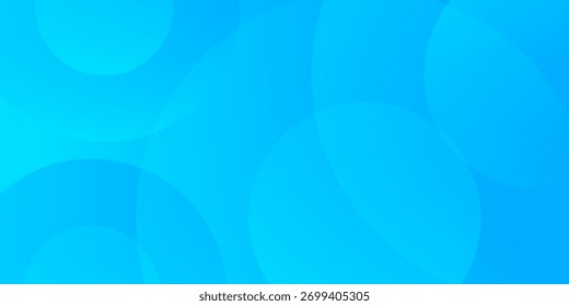 Abstract background blue with dynamic circle shape elements backgrounds. Trendy and modern geometric shapes gradient color. Simple design. Vector eps 10.