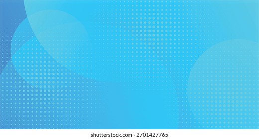 Abstract background blue with dynamic circle shape elements. Trendy and modern geometric gradient background modern illustration