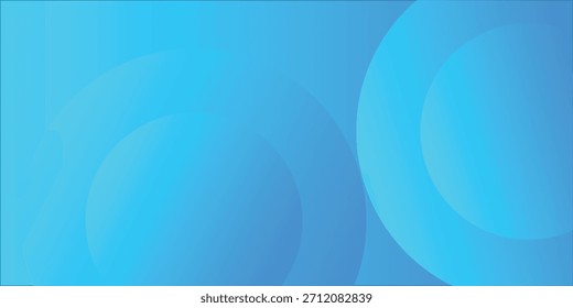 Abstract background blue with dynamic circle shape elements. Trendy and modern geometric gradient background. Vector Illustration