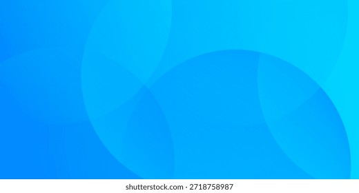 Abstract background blue with dynamic circle shape elements. Trendy and modern geometric gradient background. Vector Illustration