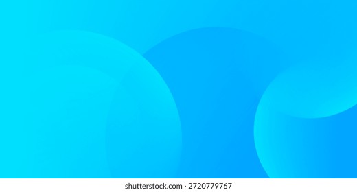 Abstract background blue with dynamic circle shape elements. Trendy and modern geometric gradient background. Vector Illustration