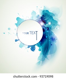 Abstract  background with blue elements