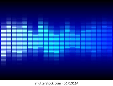 Abstract Background - Blue Equalizer