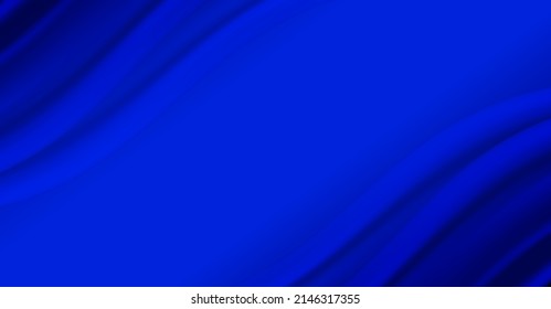 Abstract background . Blue fabric wavy folds of grunge silk or satin. Vector.