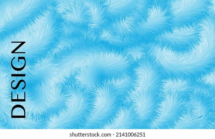 Abstrakter Hintergrund mit blauen Federn