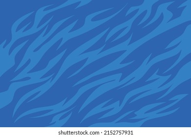 Abstrakter Hintergrund mit blauem Flammenmuster