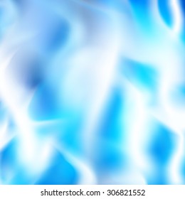 Abstract background. Blue flame. Stock vector image.