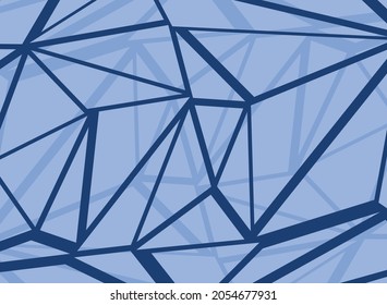 Abstract background with blue geometric line pattern