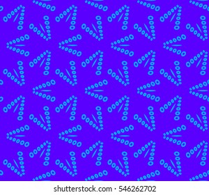 Abstract background. Blue geometric in modern stylish. Vector seamless pattern