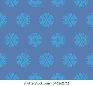 Abstract background. Blue geometric in modern stylish. Vector seamless pattern