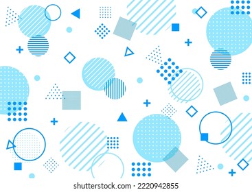 abstract background with blue geometric patterns.