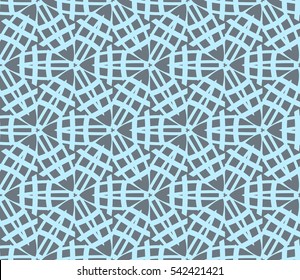 Abstract background. Blue geometric seamless pattern in modern stylish. Vector seamless pattern