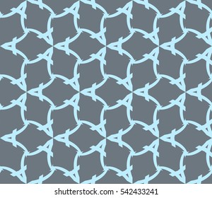 Abstract background. Blue geometric seamless pattern in modern stylish. Vector seamless pattern