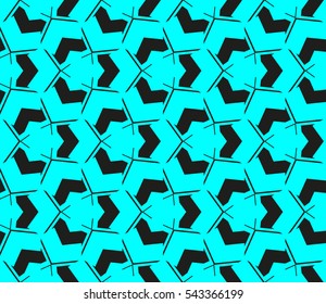 Abstract background. Blue geometric seamless pattern in modern stylish. Vector seamless pattern