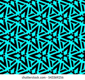 Abstract background. Blue geometric seamless pattern in modern stylish. Vector seamless pattern