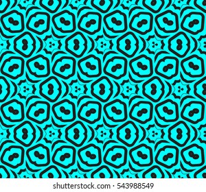 Abstract background. Blue geometric seamless pattern in modern stylish. Vector seamless pattern