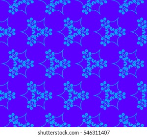 Abstract background. Blue geometric seamless pattern in modern stylish. Vector seamless pattern