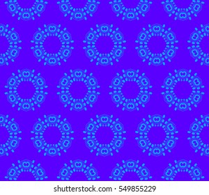Abstract background. Blue geometric seamless pattern in modern stylish. Vector seamless pattern