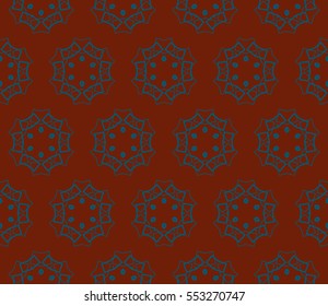 Abstract background. Blue geometric seamless pattern in modern stylish. Vector seamless pattern