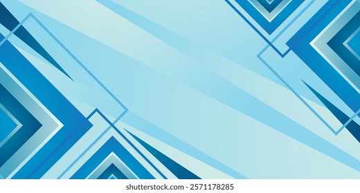 Abstract background with blue geometric shapes