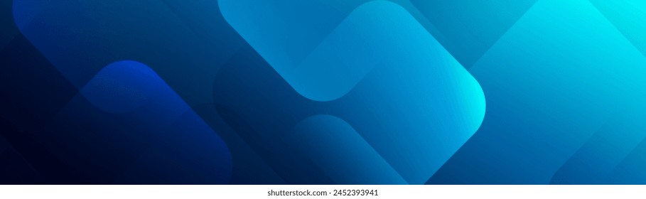 Fondo Abstractas con un triángulo geométrico azul. Moderno patrón de líneas brillantes de moda mínima Horizontal. Ilustración vectorial