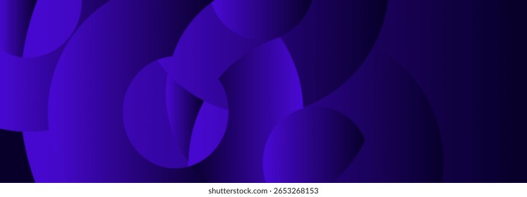 Abstract background with blue gradient circles. Vector illustration for your design.
