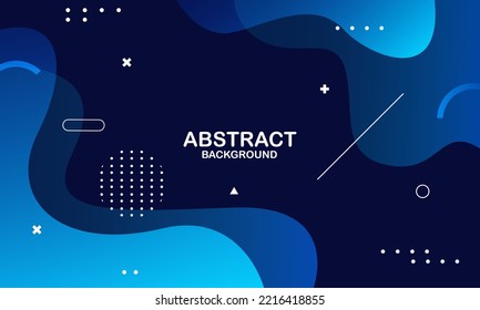Abstract background with blue gradient color. Vector illustration