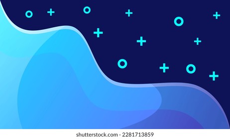 fondo abstracto con color de gradiente azul