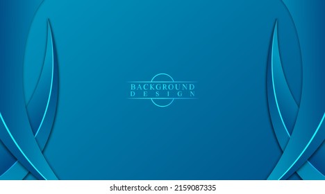 abstract background, blue gradient with curved shape