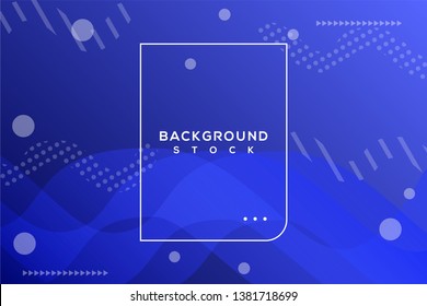 abstract background with blue gradient. curvy, wavy, fluid, flowing, irregular shapes. suitable for background, landing page, wallpaper, home screen, theme. vector eps 10