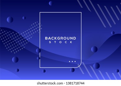 abstract background with blue gradient. curvy, wavy, fluid, flowing, irregular shapes. suitable for background, landing page, wallpaper, home screen, theme. vector eps 10