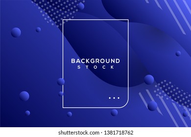 abstract background with blue gradient. curvy, wavy, fluid, flowing, irregular shapes. suitable for background, landing page, wallpaper, home screen, theme. vector eps 10