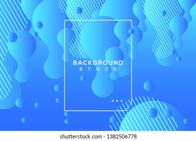 abstract background with blue gradient. curvy, wavy, fluid, flowing, irregular shapes. suitable for background, landing page, wallpaper, home screen, theme. vector eps 10