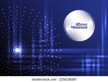 Gradiente azul de fondo abstracto y semitono rosado. Ilustración vectorial. para su diseño gráfico.