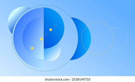 ABSTRACT BACKGROUND BLUE GRADIENT SMOOTH LIQUID COLORFUL DESIGN WITH GEOMETRIC SHAPES VECTOR TEMPLATE GOOD FOR MODERN WEBSITE, WALLPAPER, COVER DESIGN 
