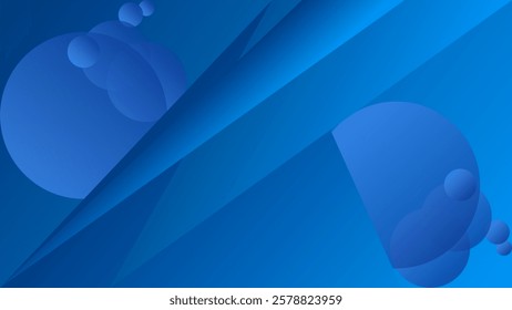 ABSTRACT BACKGROUND BLUE GRADIENT SMOOTH LIQUID COLORFUL DESIGN WITH GEOMETRIC SHAPES VECTOR TEMPLATE GOOD FOR MODERN WEBSITE, WALLPAPER, COVER DESIGN 