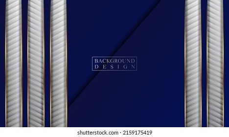 abstract background, blue gradient with white stripe, design vector