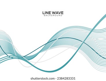 abstract background with blue and gray wavy forms