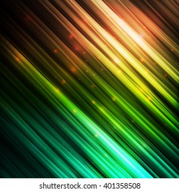 Abstract background in blue, green and golden color vector illustration