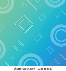 Fondo abstracto con fondo de gradiente azul y verde, fondo vectorial, vector Eps 10