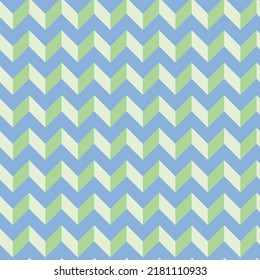 Abstract background with blue and green zigzag. Most of them are used to make fabric patterns,shirt,bag,tablecloth,bed cover,baby cloth,gift wrap,dress,floor tiles,blanket,phone case,diy work,paper.