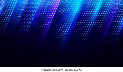 Abstract Background Blue Halftone Rays