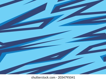 Abstract background with blue jagged zigzag pattern