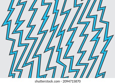 Abstract background with blue jagged zigzag line pattern