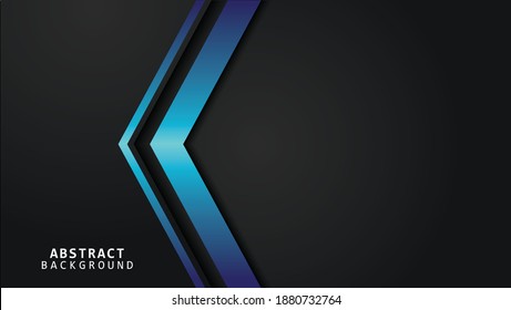 Abstrakter Hintergrund und blaues Licht mit abstrakter, moderner Technologie 