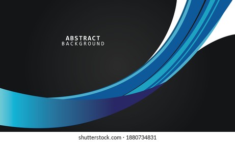 Fondo abstracto y luz azul con tecnología moderna de color abstracto 